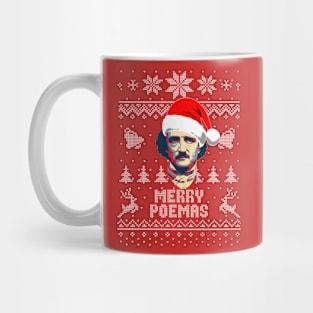 Edgar Allan Poe Merry Poemas Mug